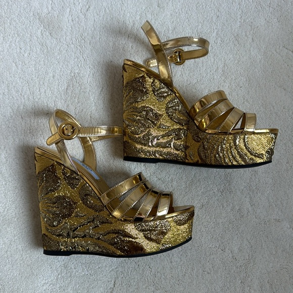 PRADA PLATFORM SANDALS,35 - Picture 5 of 9